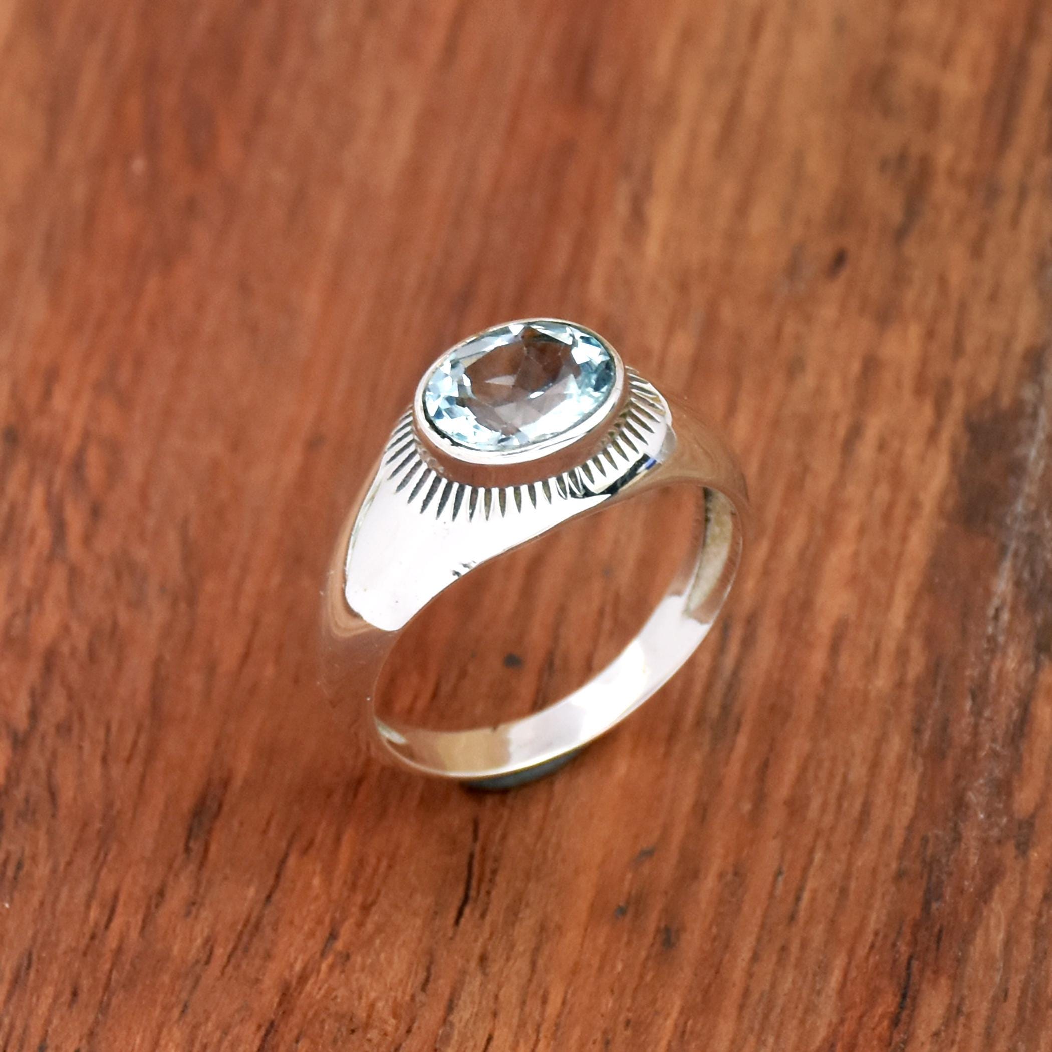 Jeweloporium Anello in argento con agata multicolore, misura 10, anello