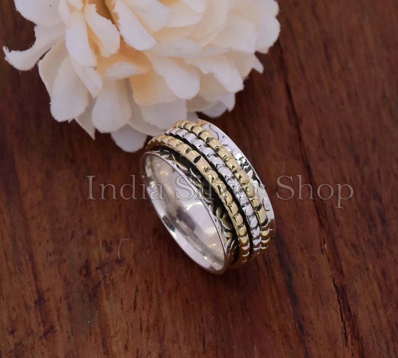 Spinner Ring, 925 Sterling Silver Ring, Handmade Ring, Designer Ring ...
