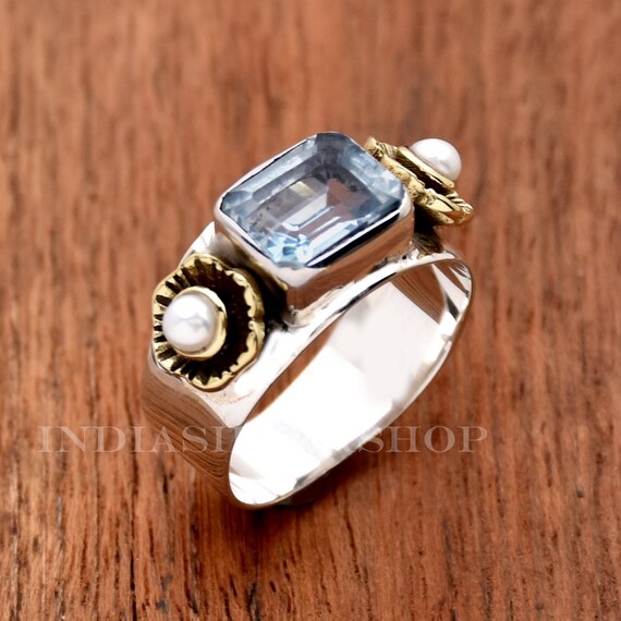 Harry styles 2024 blue topaz ring