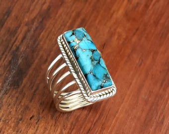 ボヘミアン　ターコイズ　シルバーリング　5点セット ボヘミアン ターコイズ シルバーリング 5点セット Amazon