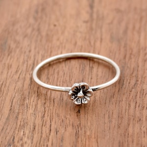 Flower Ring, 925 Sterling Silver Ring, Minimalist Ring, Ring for Woman, Sunflower Ring, Anniversary Ring Daisy Flower Ring Thin Band Ring