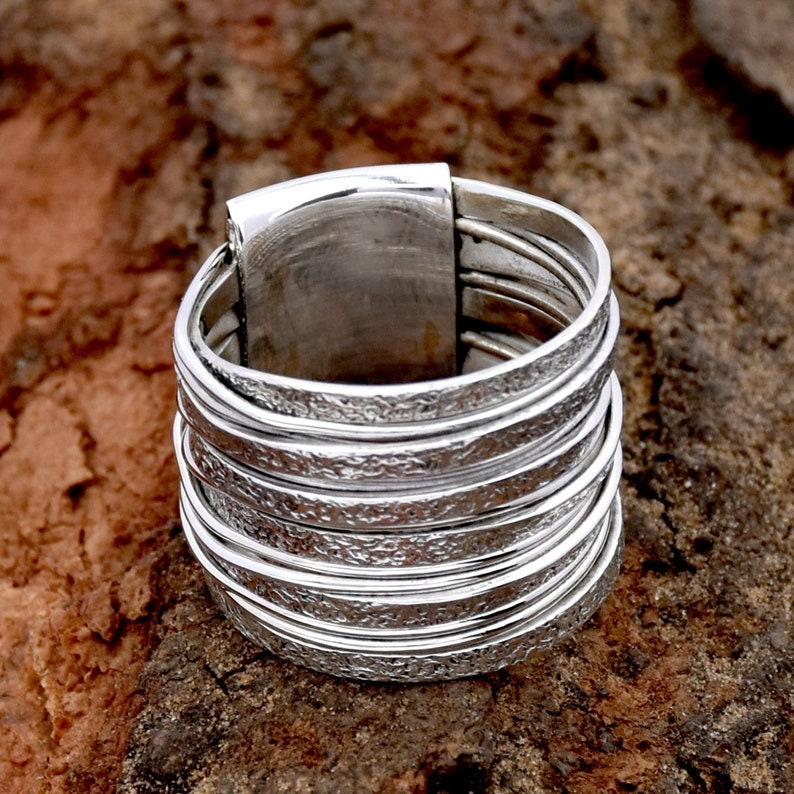 Sterling Silver Wire Wrap Ring. 019 – Michael Andrew Jewelry