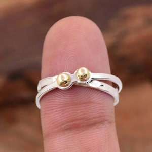 Silver Wraparound Ring 925 Sterling Silver Ring Boho Ring Beaded Ring Statement Ring Silver wide wrap Ring Handmade Jewelry, Gift For Her