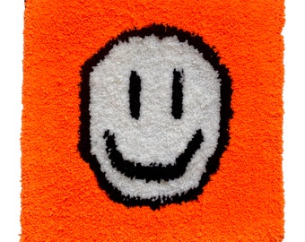 Smiley Face Square - Etsy UK