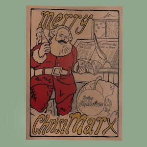 Frohe Christ-Marx Karte