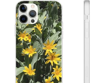 Flower Phone Case, Nature Phone Case, Mountain Flowers, phone case gift, iPhone case, Samsung case, iPhone 12, iPhone 11, iPhone X, iPhone 8