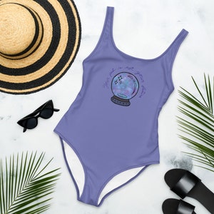 Your Past is Not Your Future - Purple One-Piece Swimsuit