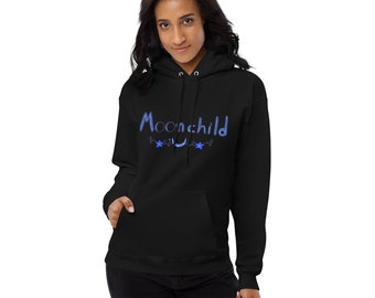 Moonchild - Black Unisex fleece hoodie
