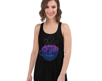 Tea Witch - Women's Flowy Racerback Tank