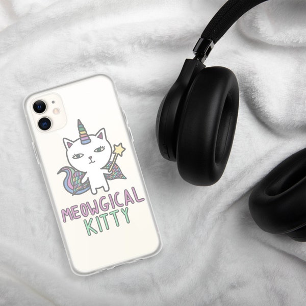 Rainbow Meowgical Kittycorn - iPhone Case