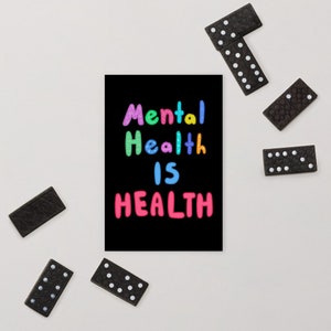 Mental Health IS HEALTH - Standard Postkarte