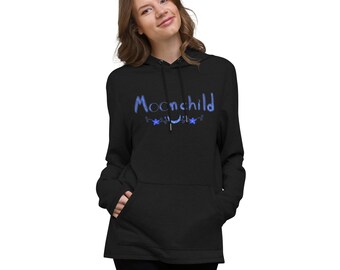 Moonchild - Black Unisex Lightweight Hoodie