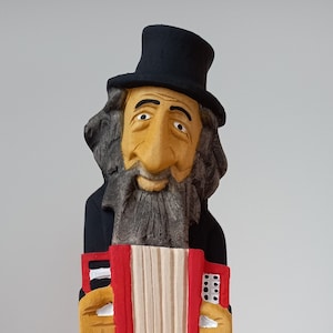 Jew figurine with a Harmony, Jew of Wood, Wood Carving, Home decoration, Perfect for a gift  Wooden Statue, Sculpture