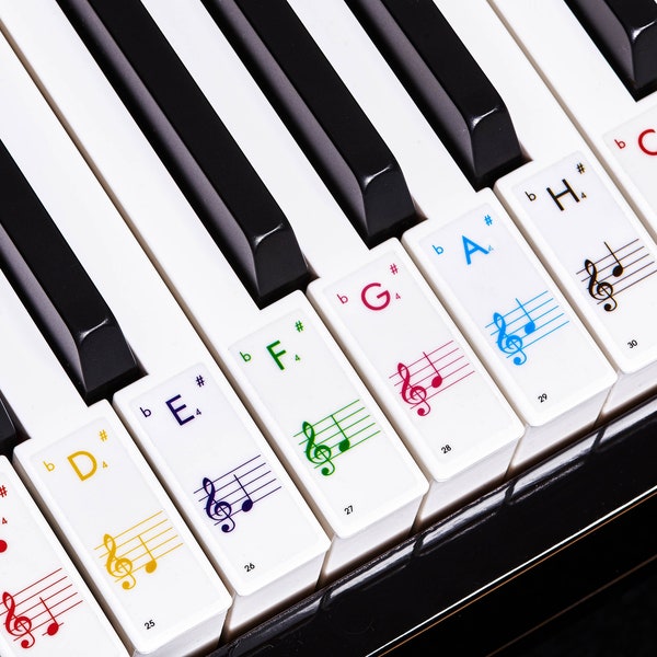 Autocollants pour clavier de piano