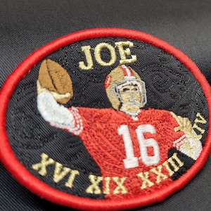 SF San Francisco 49ers Vintage Rare Embroidered Iron On Patch 4” X 1.5”  Appx