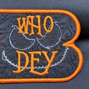 Cincy Who Dey - Patch - (4" x 3" Overall Size) - Get your Who Dey right here.