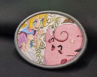 Lillie's Clefairy Embroidered Patch: Journey Together Collectible