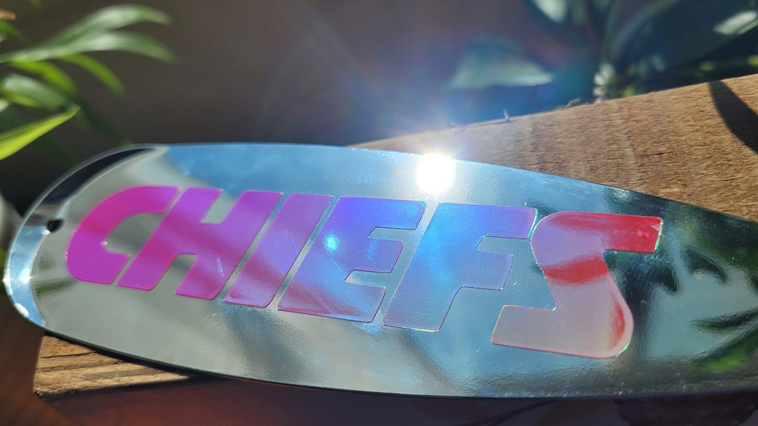 KC CHIEFS Fishing Dodger Chrome Flasher Dodger Fishing Decal Etsy