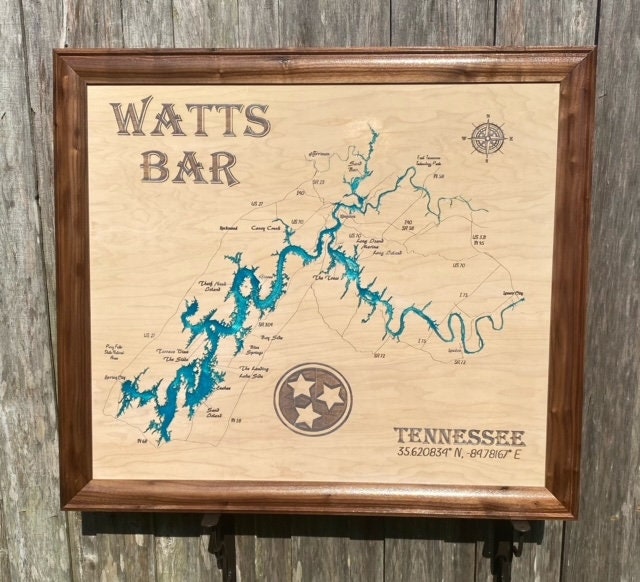 Watts Bar lake laser engraving