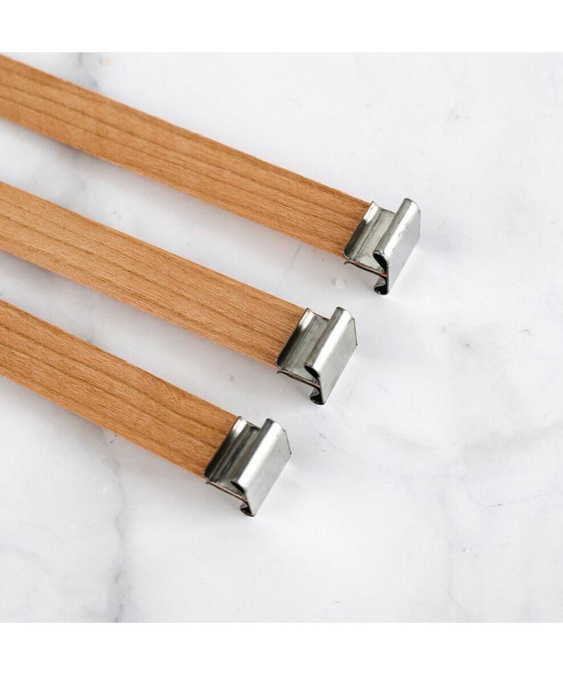 Ecofriendly Wooden Wick.all Wicks Come in Packs of 10.great Etsy UK