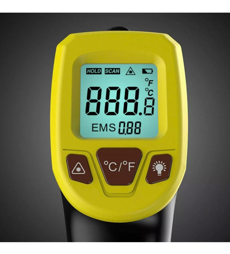 Handheld Non-Contact Digital IR Temperature Gun Infrared Laser Point Thermometer. Perfect for Candles making image 4