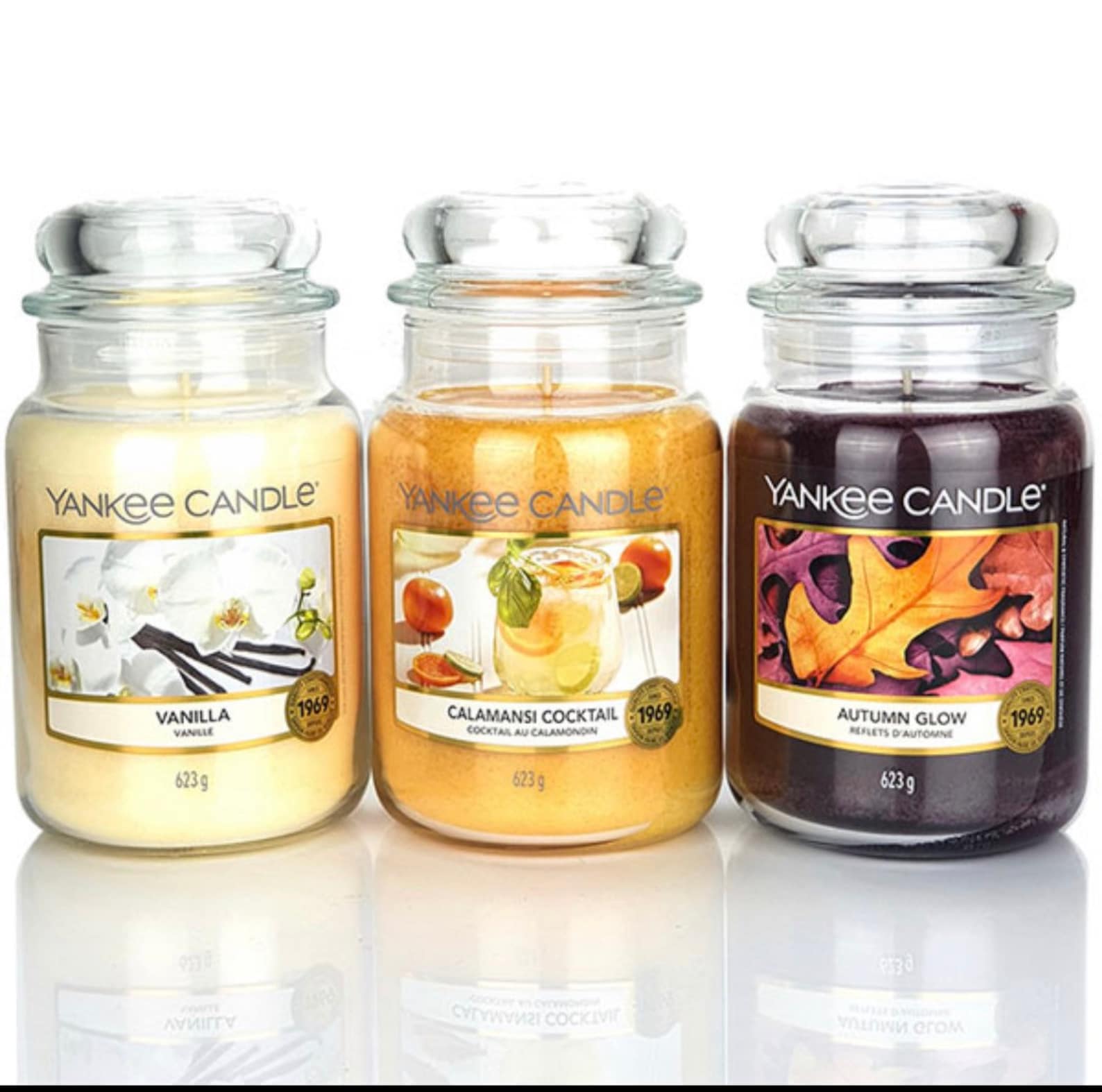 3 X OFFICIAL YANKEE CANDLE Classic Signature 623G Large Jars Etsy