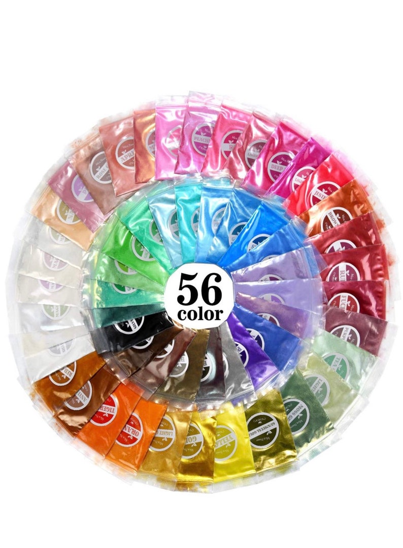 Wax Melt Mica Powders 70 Colours Epoxy Resin Pigment Natural Etsy UK