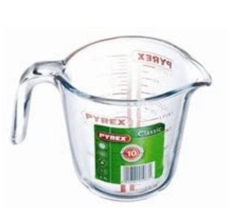 2 sizes available 263B000 . Pyrex Measure Jug