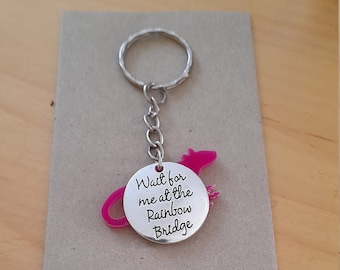 Rainbow Bridge Rat Keyring