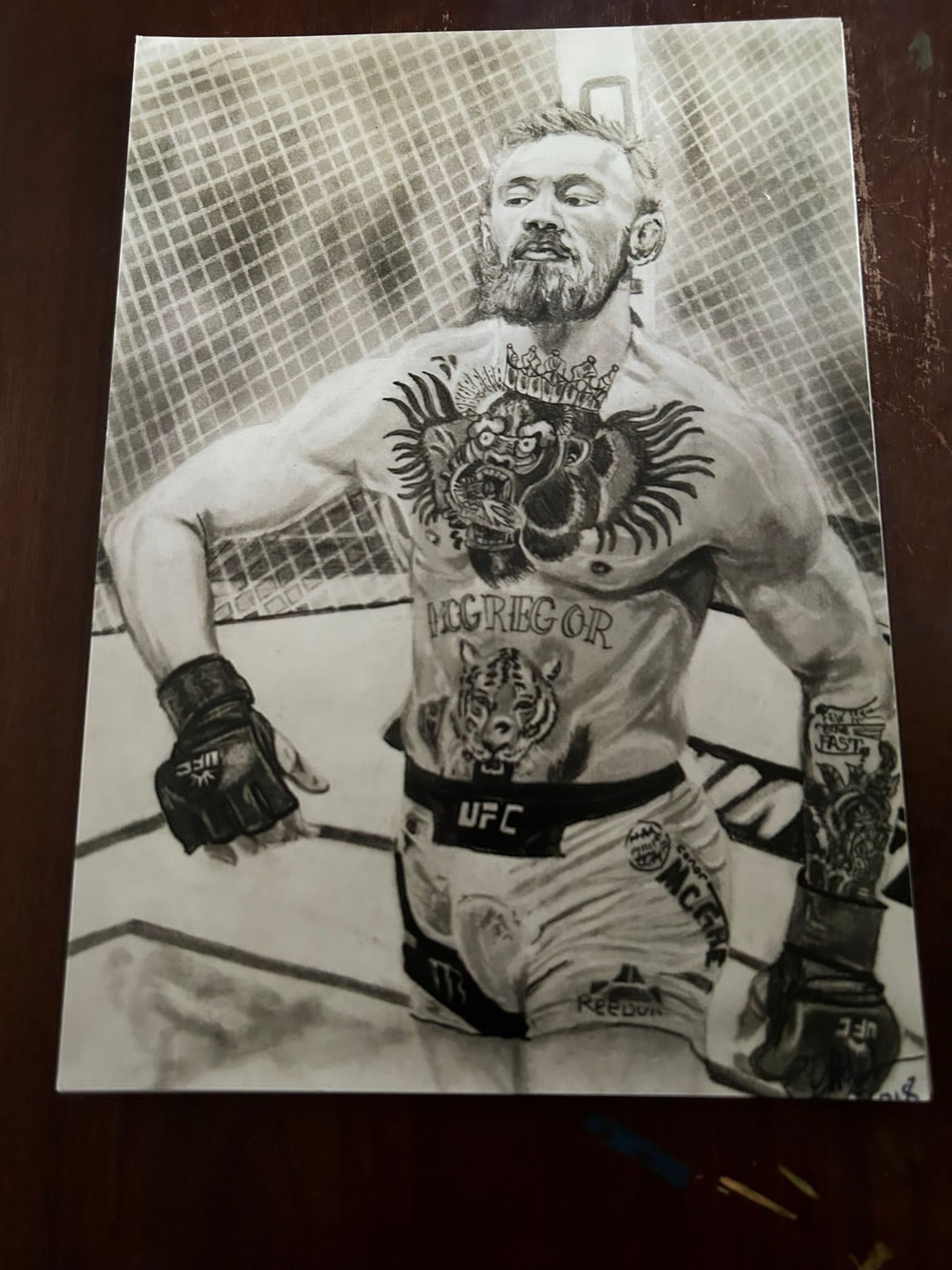 A4 Limited Edition Print of MMA Fighter Conor Mcgregor - Etsy