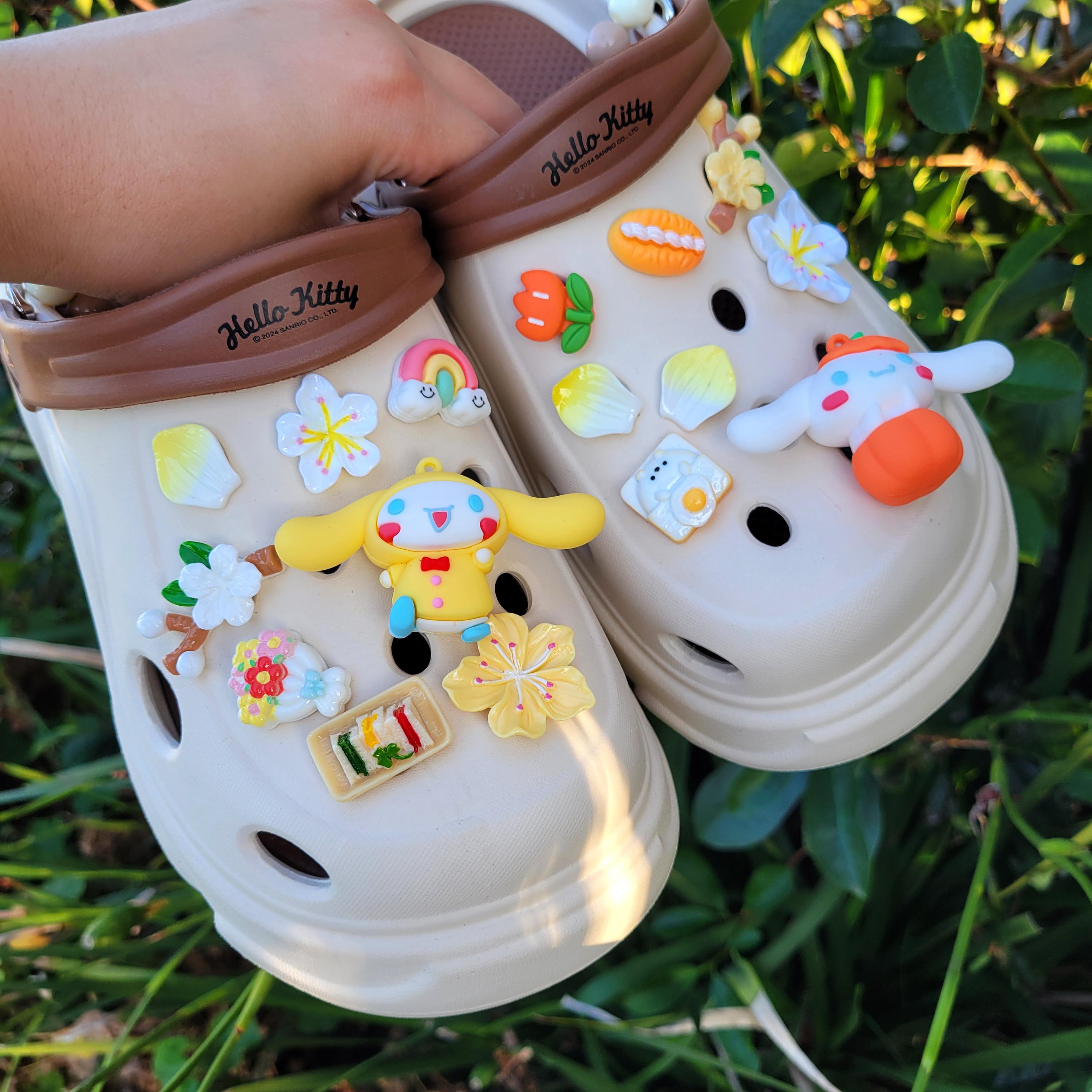 Cinnamoroll Sanrio Croc Shoe Charms Set, Kawaii Shoe Charms Aesthetic, Cute  Shoe Pins, Jibbitz, Shoe Accessory, Cute Shoe Clips, Gift Idea
