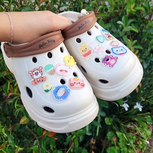 Cute Shoe Charm Set, Charm for Girls, Cute Shoe Accessory, Kawaii Charm, Clog Charm,Shoe Buckle, Winnie the Pooh, Lotso,Donald Duck