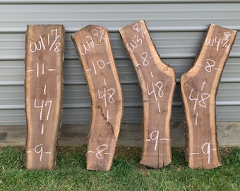 Black walnut slabs/ live edge slabs/ black walnut