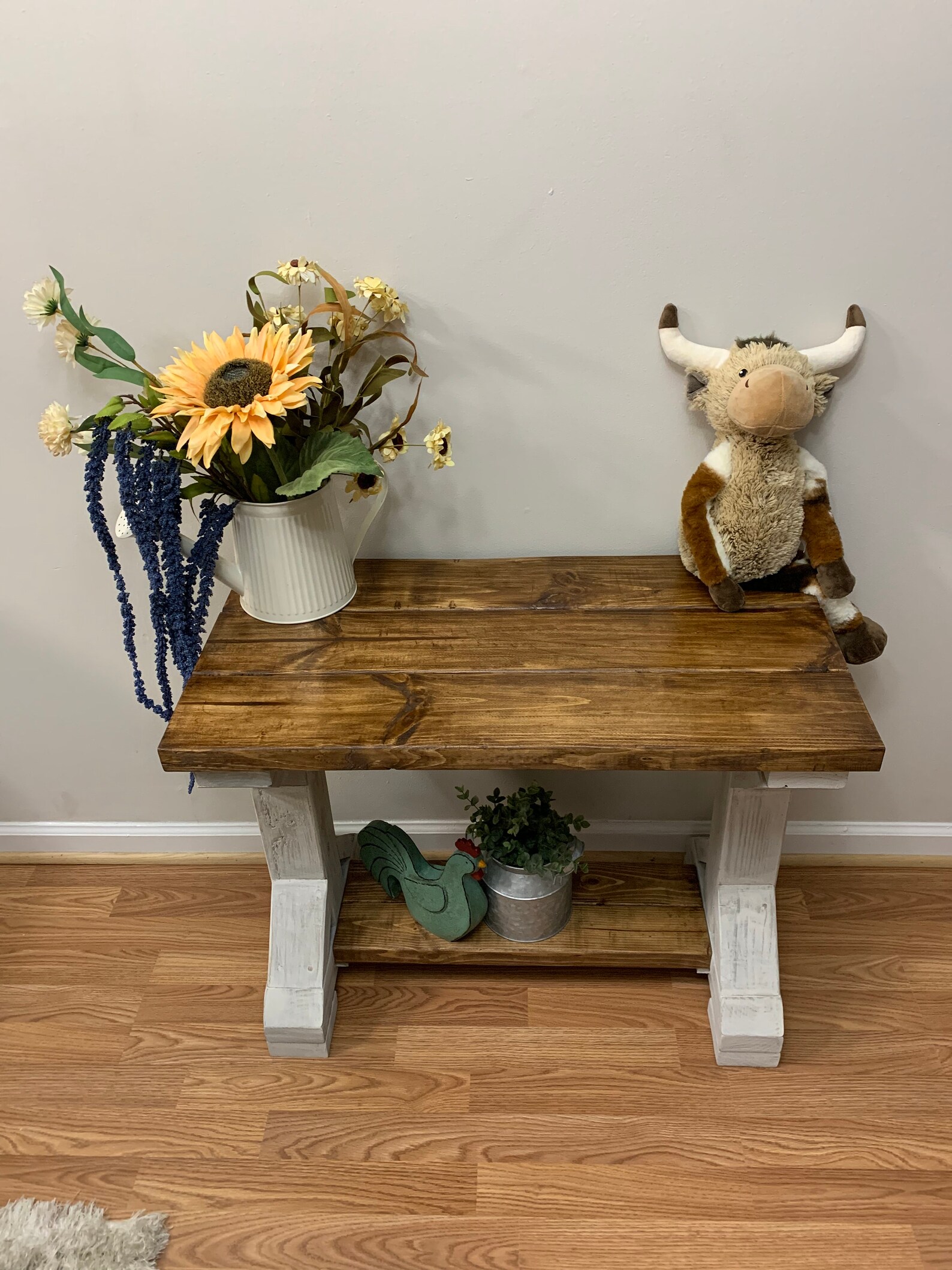 Rustic Farmhouse Accent Table End Table Rustic Table Farmhouse Etsy