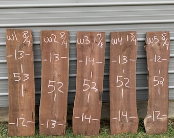 Black walnut slabs/ live edge slabs/ black walnut