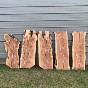 Eastern red cedar slabs/ live edge slabs
