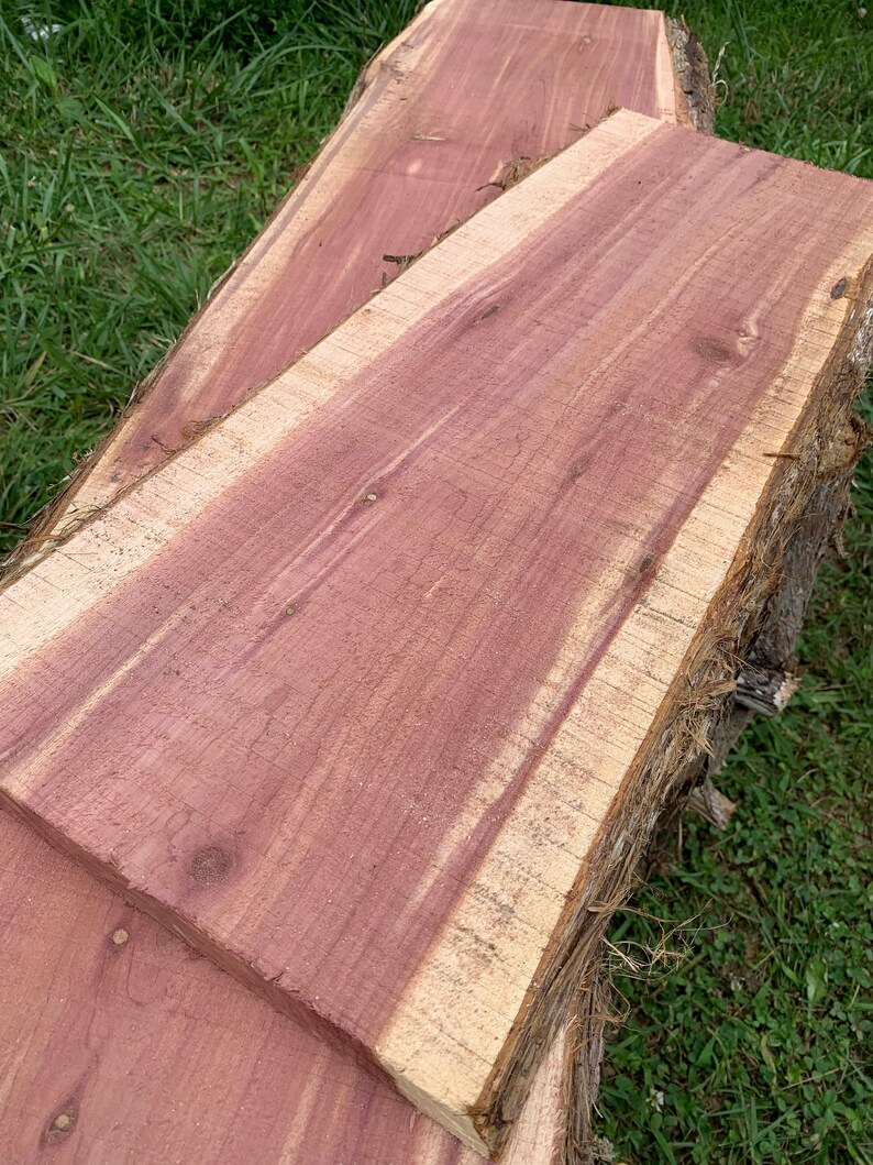 810 Wide Live Edge Cedar Slabs/ Cutting Boards/ Cedar Etsy