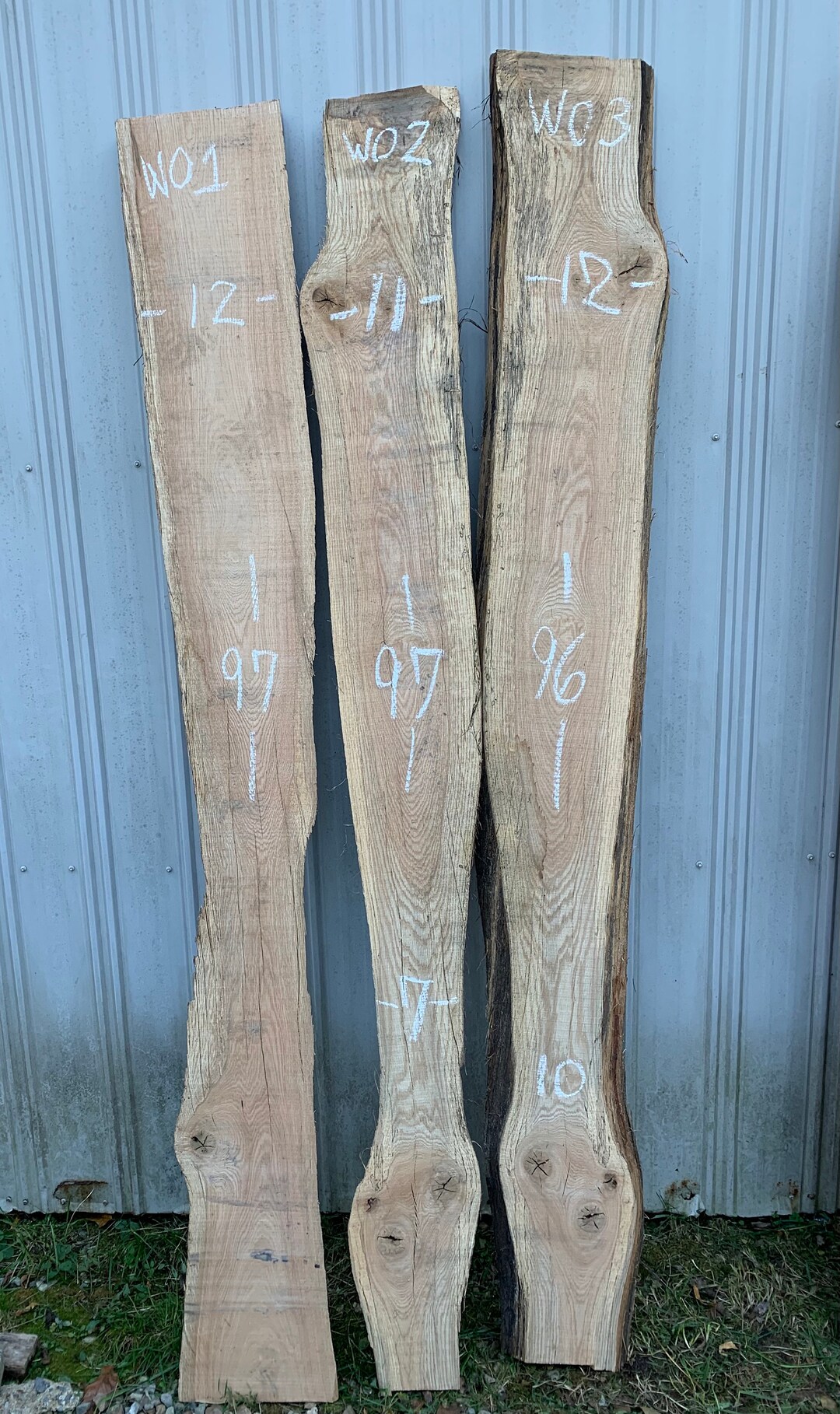 White Oak Slabs/ Live Edge Etsy