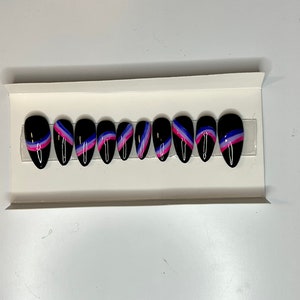 LGBTQIA+ Pride Flag Press on Nails