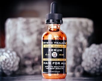 All Natural Hair Growth Serum - Mystic Healer's, 2oz