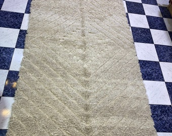 Moroccan Berber rug - Beni ourain rug - all wool berber rug - Custom area rug - handmade rug - Genuine lamb wool - Berber wool ru