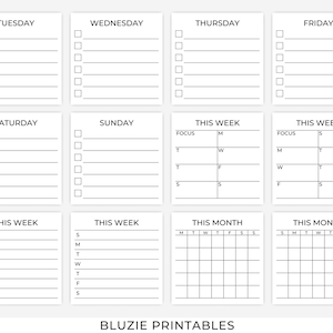 Printable Productivity Sticky Notes, 3x3 Inch, Task List, To-do List ...