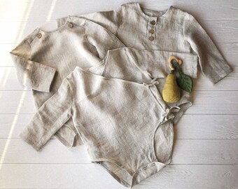 linen baby girl clothes
