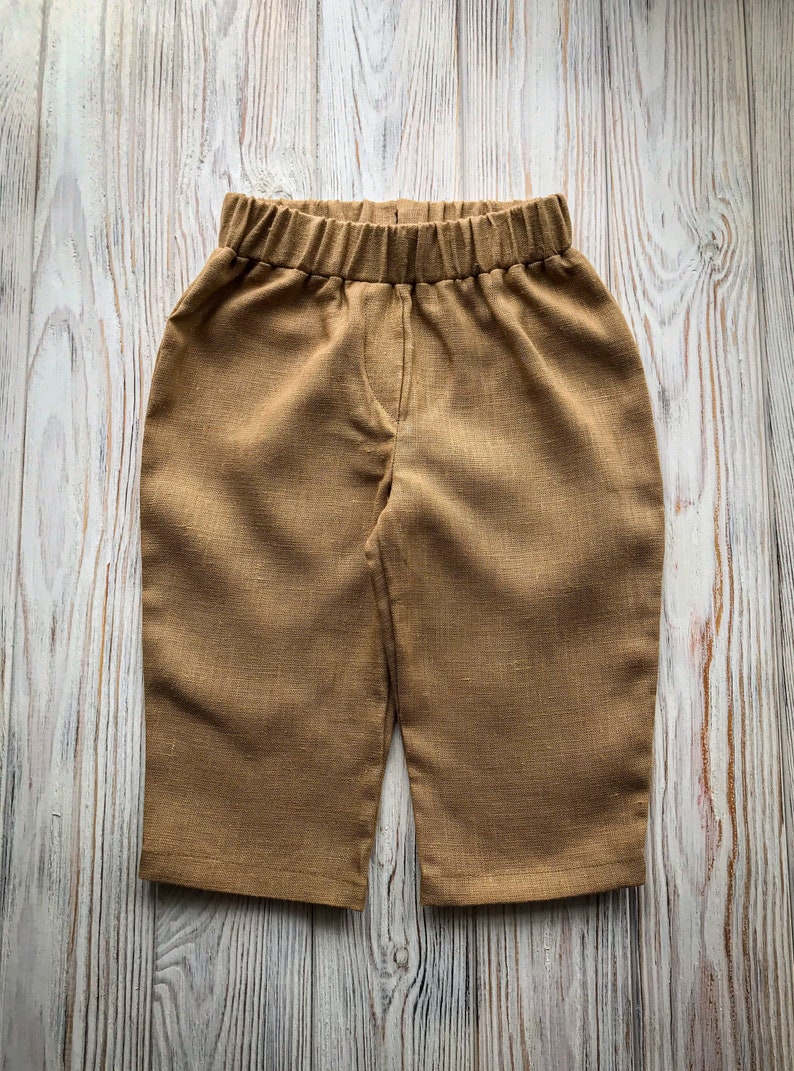 Linen Baby Boy Pants / Organic Baby Clothes / Toddler Pants Etsy
