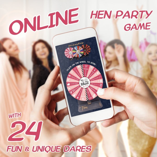 DIGITAL Hen Party Spinning Wheel Game