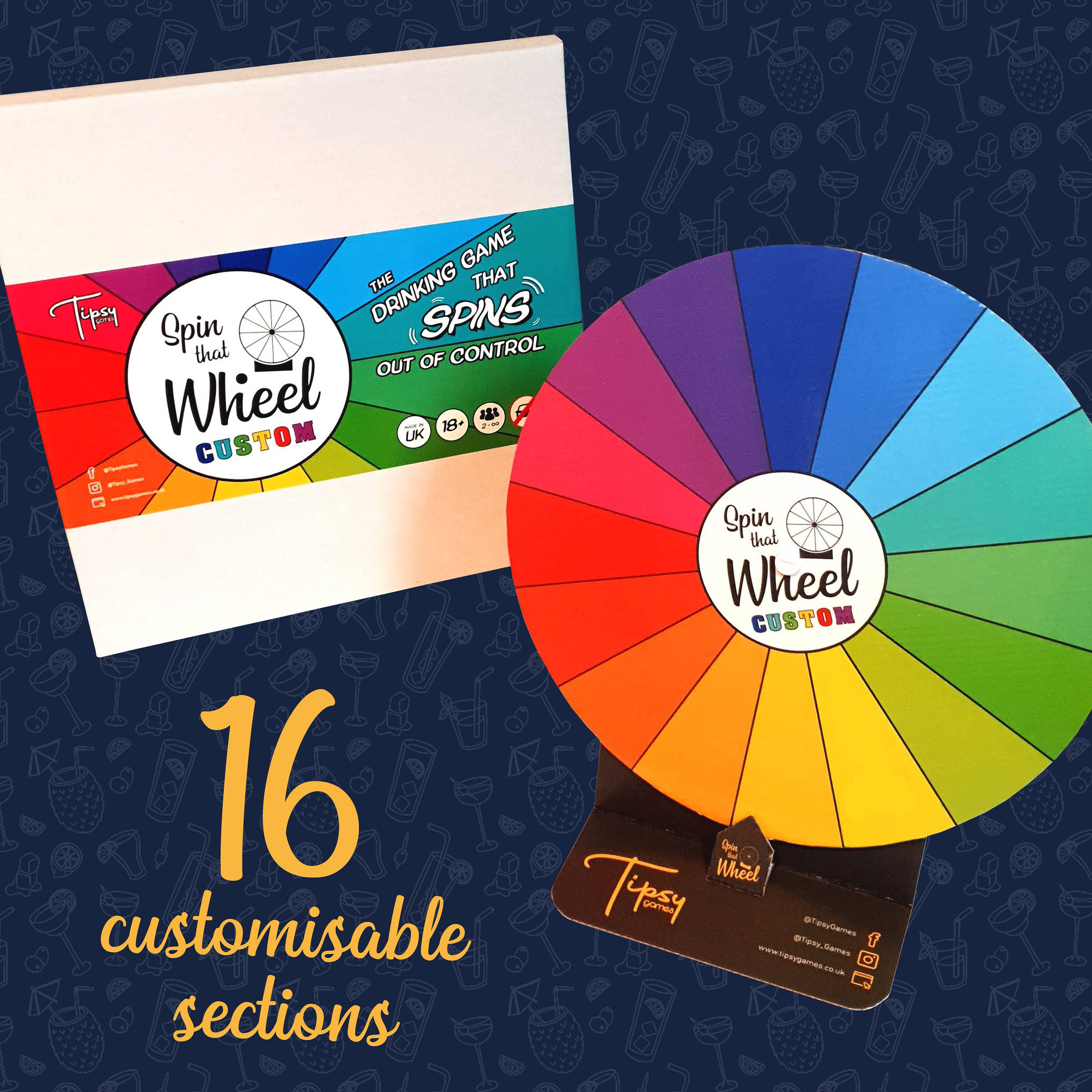 Spin That Wheel Custom Drinking Game - Etsy Finland