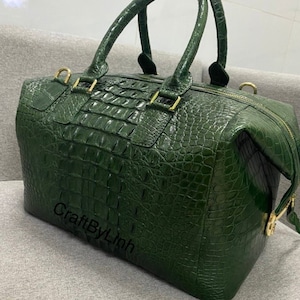 Handgemaakte lederen reistas, business bag, nachttas, duffel, echte Al-li top handvat tas voor mannen en vrouwen, tas voor reizen