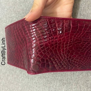 Premium echte al-li lederen huid bifold portemonnee voor mannen, handgemaakte lederen portemonnee, cadeau voor hem, lederen portemonnee mannen,