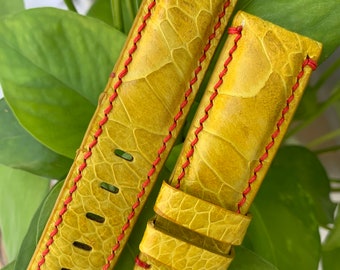 22mm/20mm Ostrich leg leather Watch Strap Band , gift for him, leather watch bands, Ostrich watch strap, leather watch strap