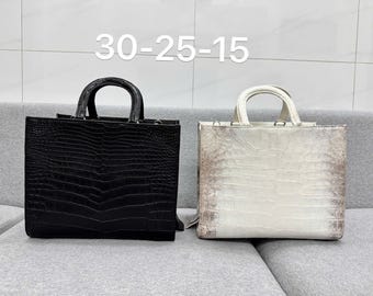 Genuine Alligator Leather Handbag – Elegant & Premium Style
